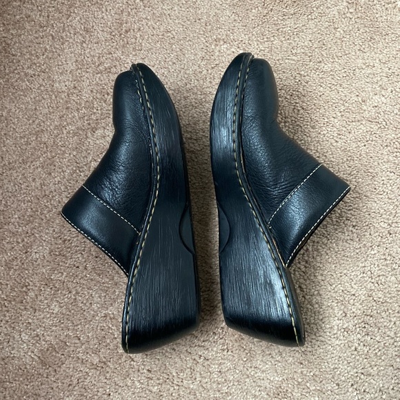 Born black leather slip on clogs - Picture 4 of 7